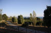 Blick von der Terasse auf den Bolsena-See
